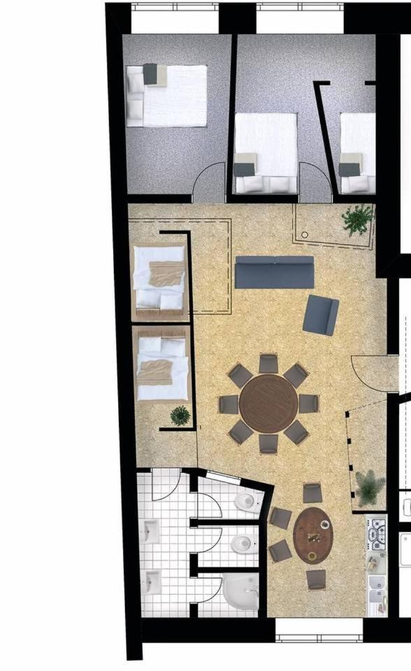 Einzigartiges 140qm Loft - Party Ist Erlaubt! Appartement *